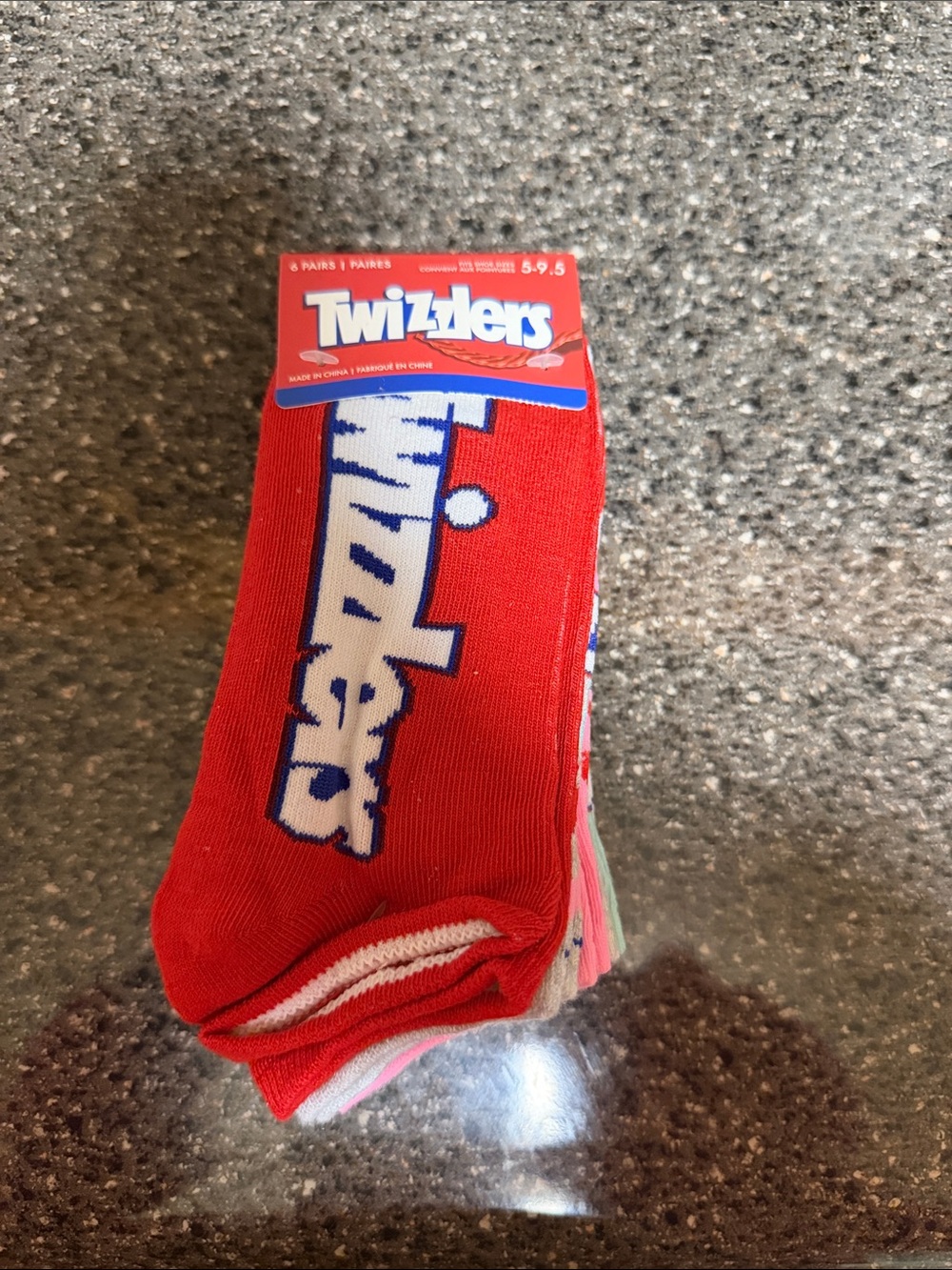 Women’s twizzlers novelty ankle  Socks 6 pairs